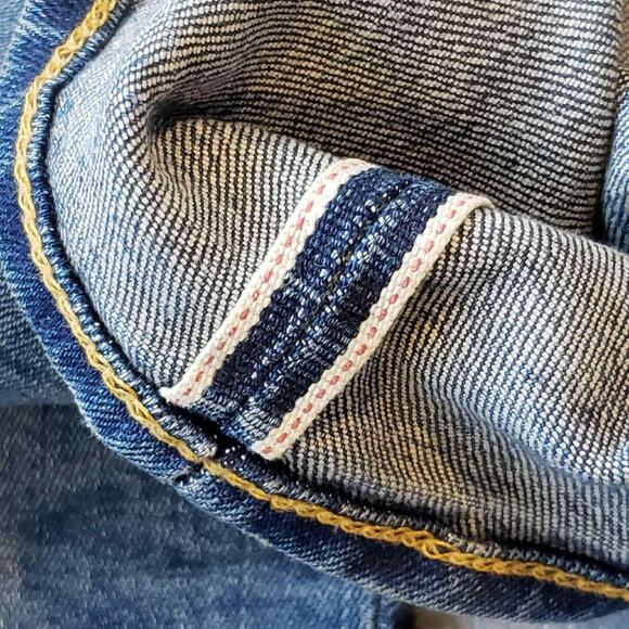 RRL Ralph Lauren Double RL Vintage Distressed Straight Leg Jeans USA 30X31 - Picture 7 of 16